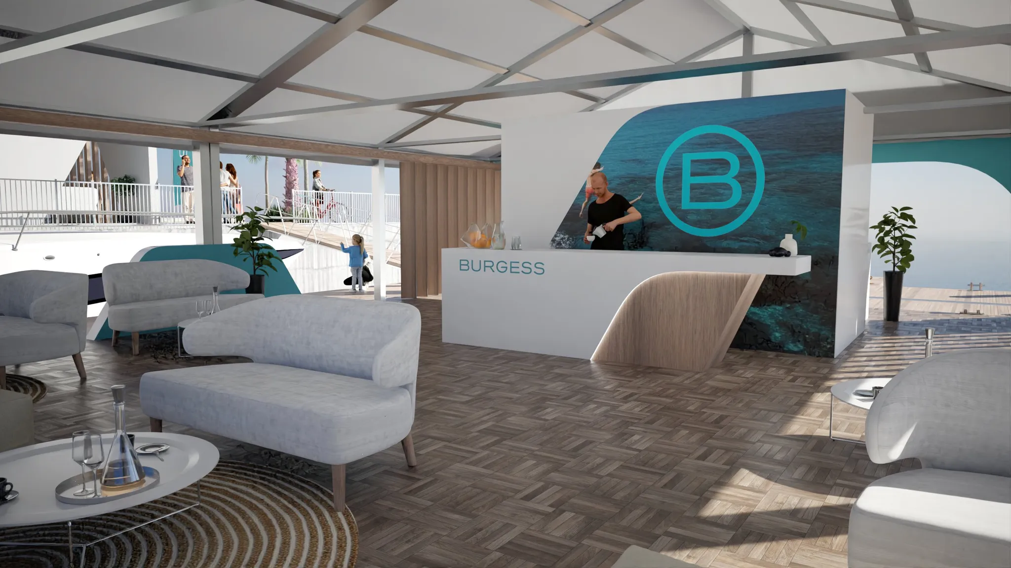 30x40 Île booth design by Reaction Space